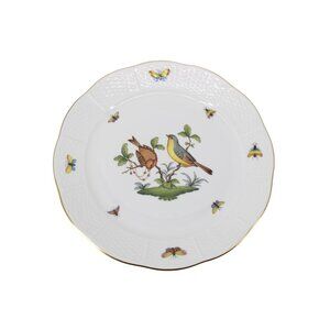 Herend Rothchild Bird Dinner Plate 10" NEVER USED 94166